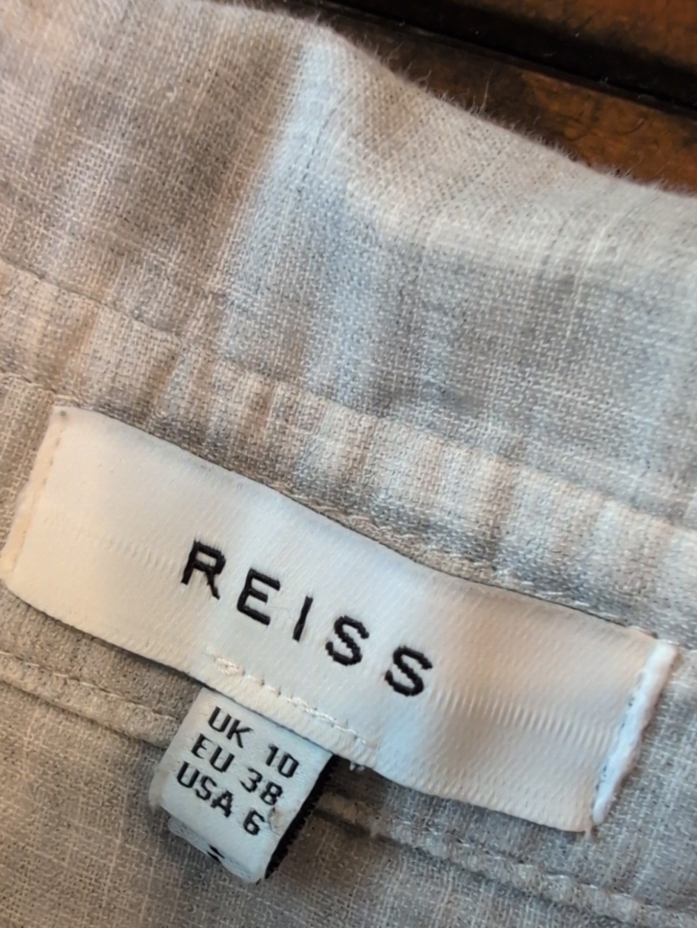 Reiss Mimi Twin Pocket Cotton Button Down Long Sleeve - Picture 6 of 9